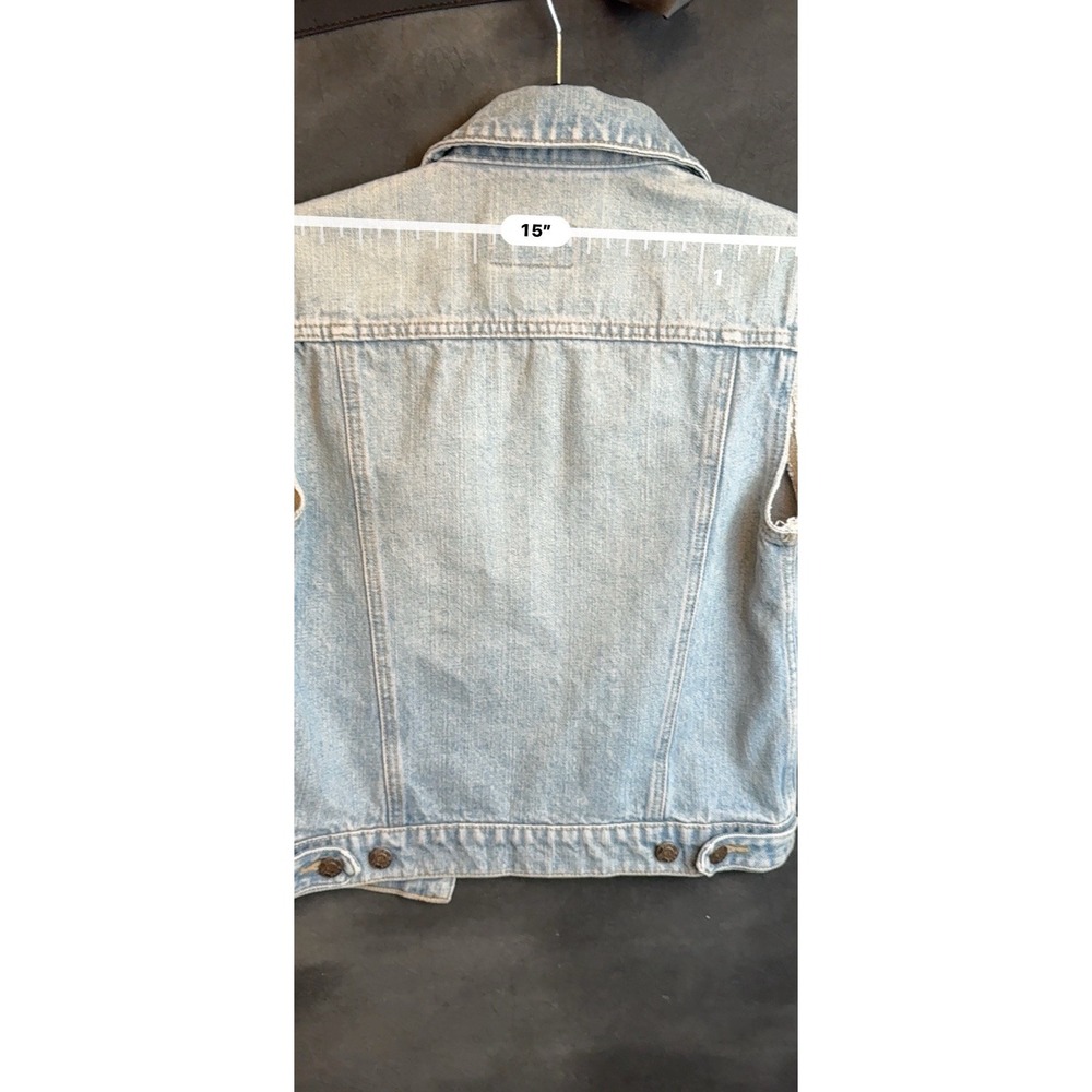POLO JEANS CO. RALPH LAUREN Jean Vest Size Small‎ - Picture 7 of 8